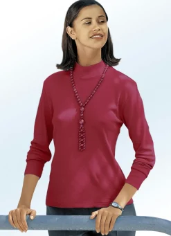 Shirt mit Stehkragen