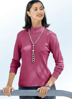 Shirt mit Stehkragen