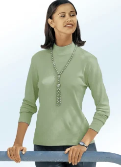 Shirt mit Stehkragen