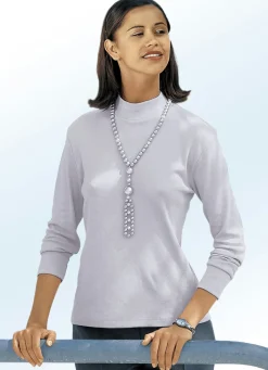 Shirt mit Stehkragen