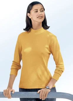 Shirt mit Stehkragen