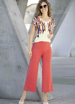 Shirt mit Strass- und Plättchenzier