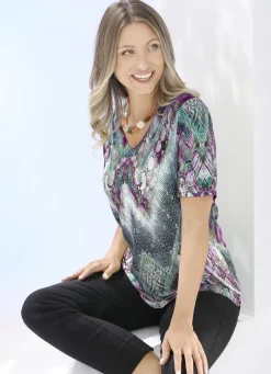 Shirt mit V-Ausschnitt