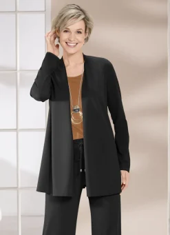 Shirtjacke in verschlussloser Form in 4 Farben