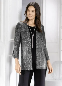 Shirtjacke in verschlussloser Form