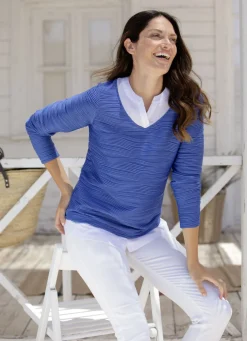 Shirt-Tunika mit 2-in-1-Optik