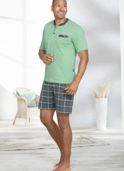 Shorty mit Knopfleiste