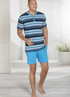 Shorty mit Knopfleiste