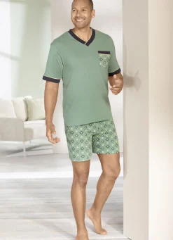 Shorty mit V-Ausschnitt