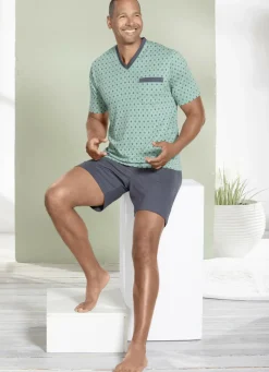 Shorty mit V-Ausschnitt