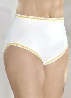 Siebenerpack Slips mit Kontrastabschlüssen