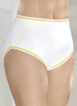 Siebenerpack Slips mit Kontrastabschlüssen