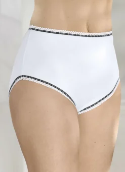 Siebenerpack Slips mit Kontrastabschlüssen