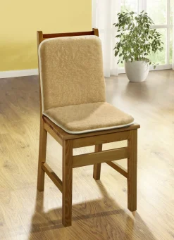 Sitzkissen mit Rücken aus reiner Schurwolle