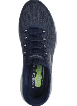 SKECHERS, Herren-Sneaker, mit geformter Slip-Ins Fersenplatte