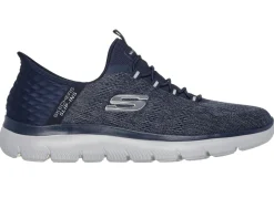 SKECHERS, Herren-Sneaker, mit geformter Slip-Ins Fersenplatte
