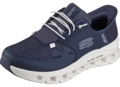 SKECHERS, Herren-Sneaker, mit geformter Slip-Ins Fersenplatte