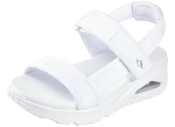 SKECHERS Sandale aus dehnbarem Textilmaterial