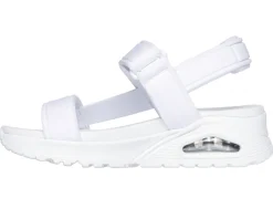 SKECHERS Sandale aus dehnbarem Textilmaterial