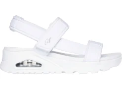 SKECHERS Sandale aus dehnbarem Textilmaterial