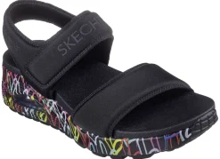SKECHERS Sandale aus gepolstertem Textilmaterial