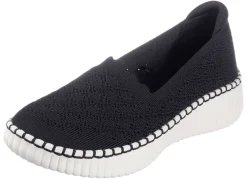 SKECHERS Slipper aus dehnbarem Strick-Material
