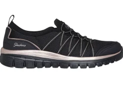 SKECHERS, trendige Damen-Slipper, aus gestricktem Mesh-Material