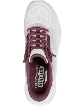 SKECHERS, trendige Damen-Sneaker, mit geformter Slip-Ins Fersenplatte