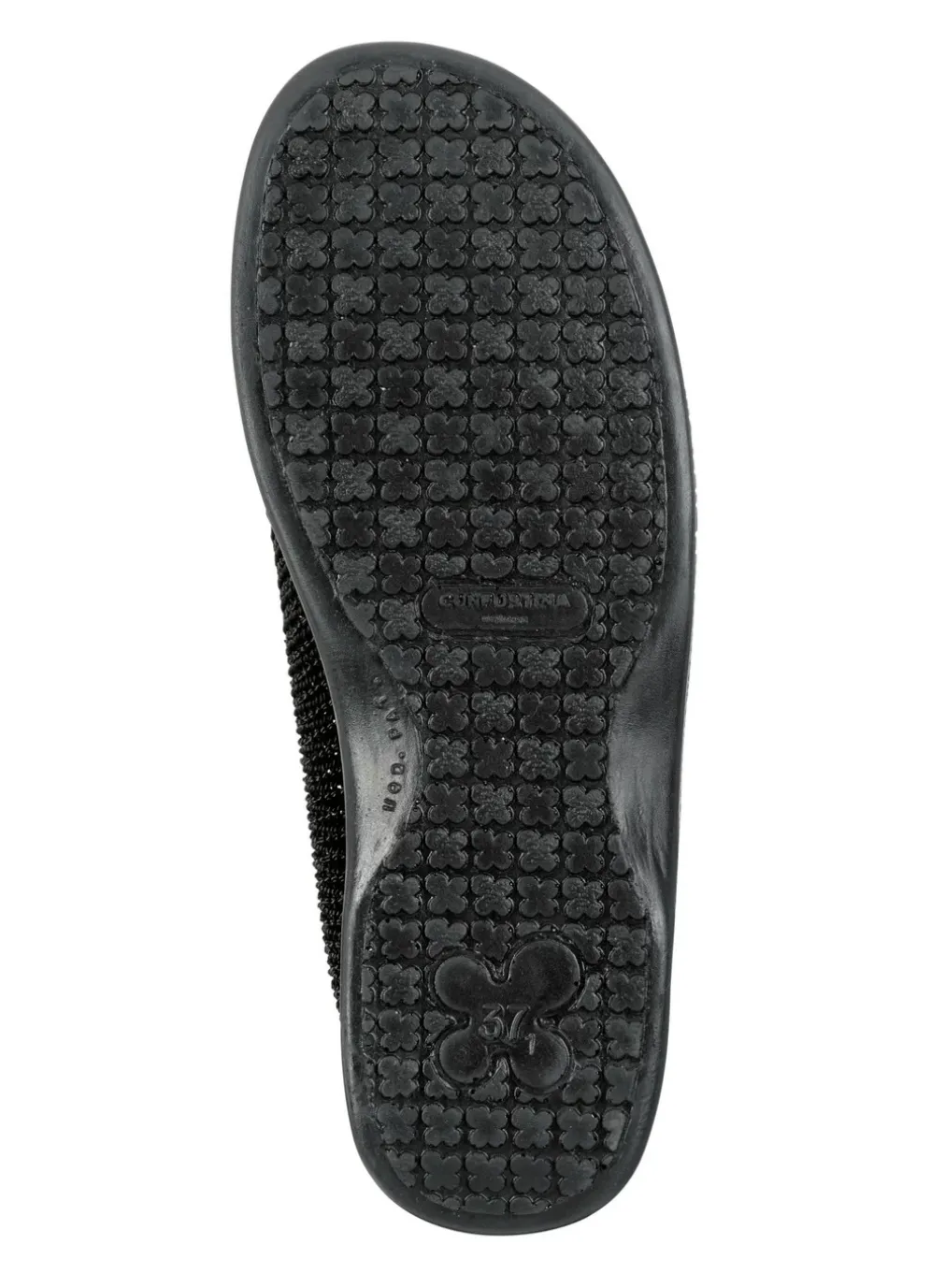 Slipper aus elastischem Strickmaterial