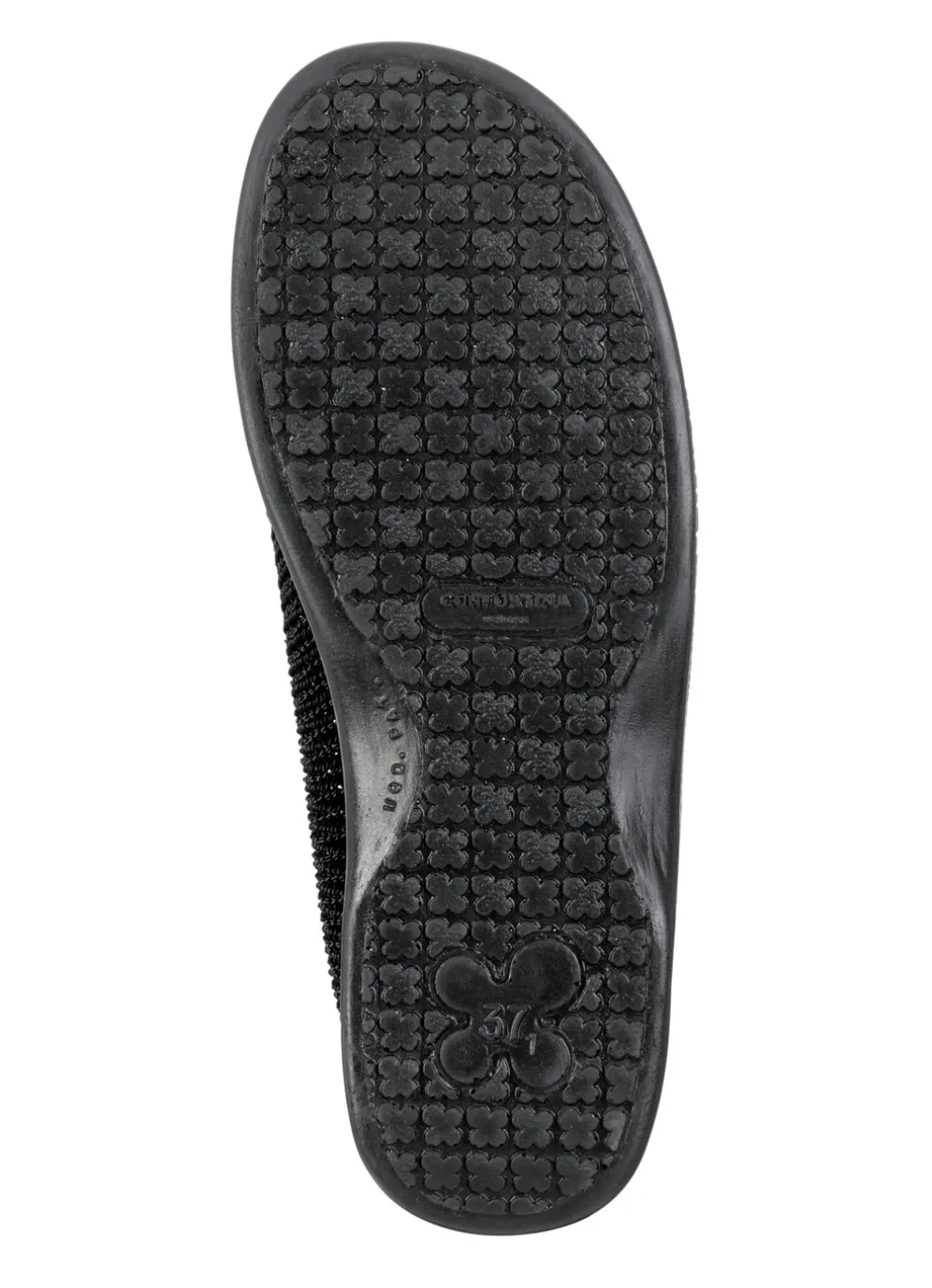 Slipper aus elastischem Strickmaterial