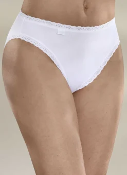 Sloggi 24/7 Dreierpack Slips mit Spitzenbandabschlüssen