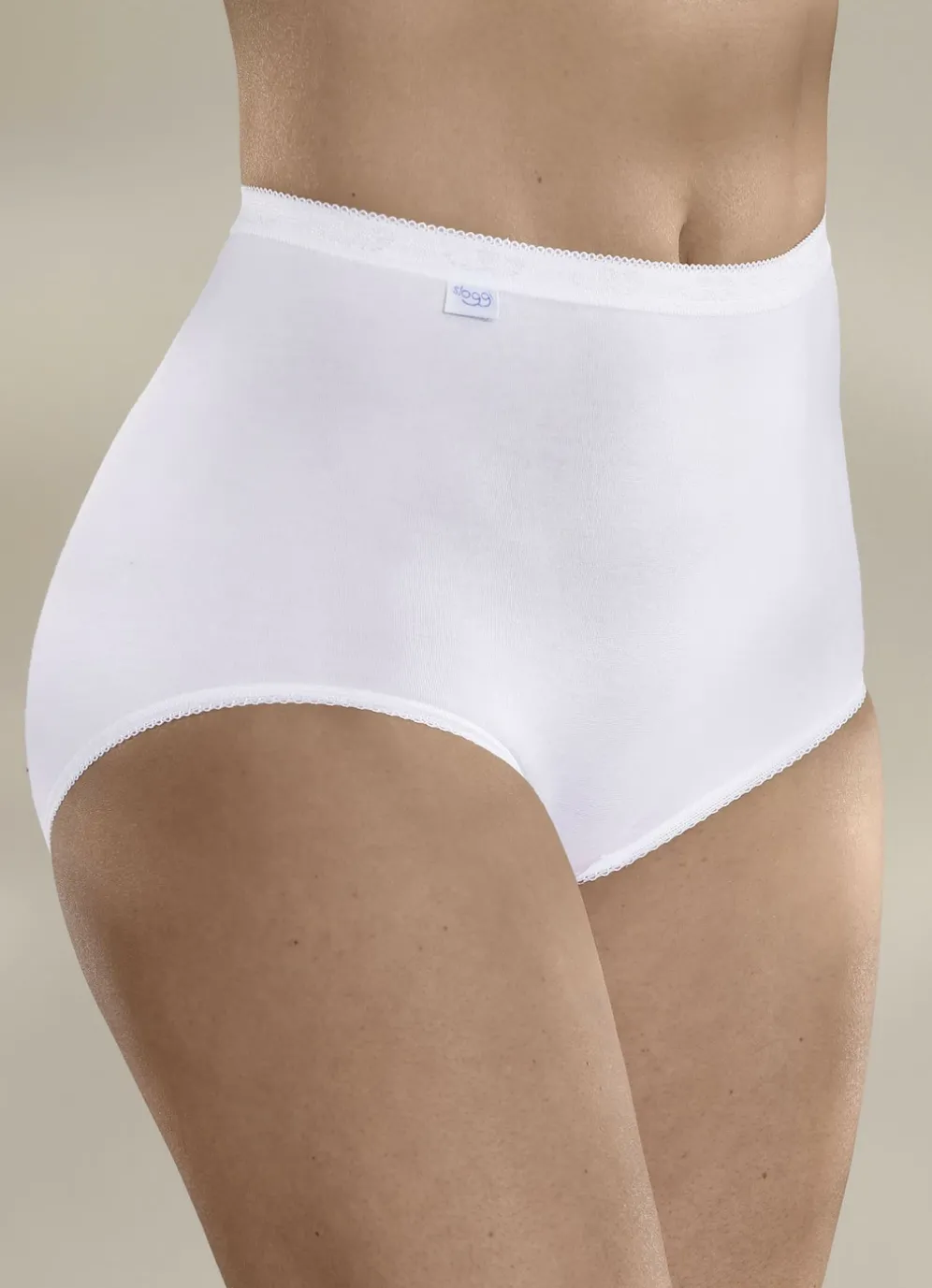 Sloggi Dreierpack Maxi Slip mit elastischen Abschlüssen