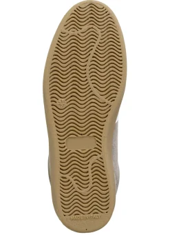 Sneaker aus Veloursleder mit Nappa-Besätzen und gepolstertem Schaftrand