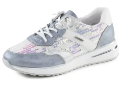 Sneaker mit schimmernden Pailletten