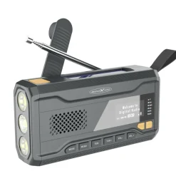 Solarkurbel-Radio mit DAB+ und UKW-Tuner