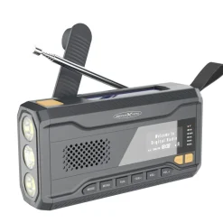 Solarkurbel-Radio mit DAB+ und UKW-Tuner