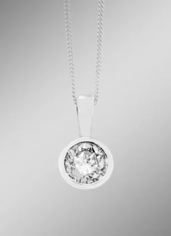 Solitär-Anhänger mit Brillant