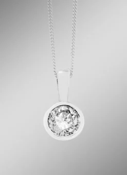 Solitär-Anhänger mit Brillant