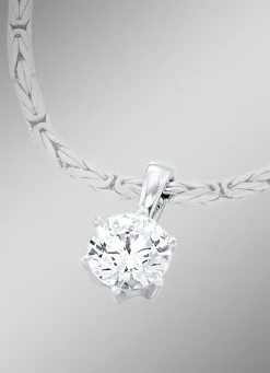 Solitär-Anhänger mit Brillant