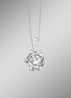 Solitär-Anhänger mit Brillant