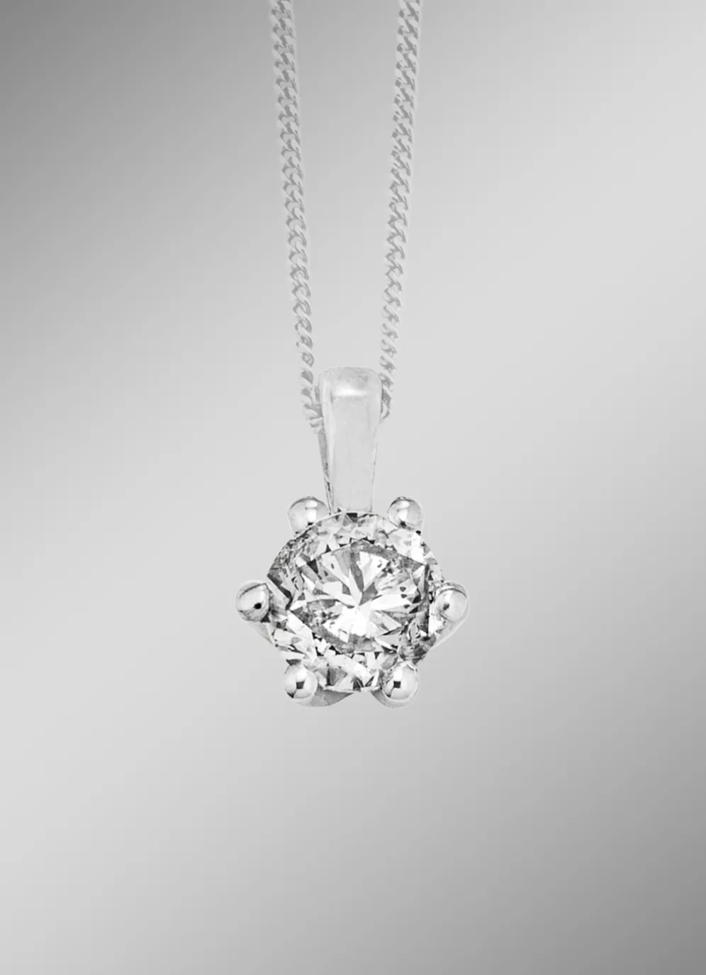 Solitär-Anhänger mit Brillant