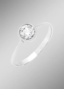 Solitär-Damenring mit Brillant