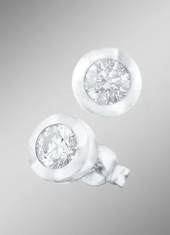 Solitär-Ohrstecker mit Brillanten