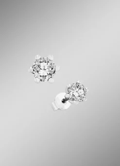 Solitär-Ohrstecker mit Brillanten