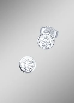 Solitär-Ohrstecker mit lupenreinen Brillanten