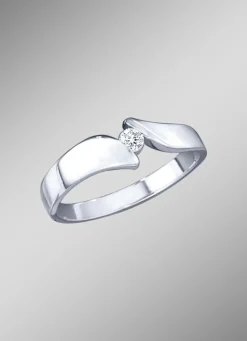 Solitärring mit lupenreinem Brillant