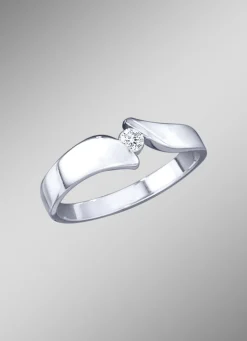 Solitärring mit lupenreinem Brillant