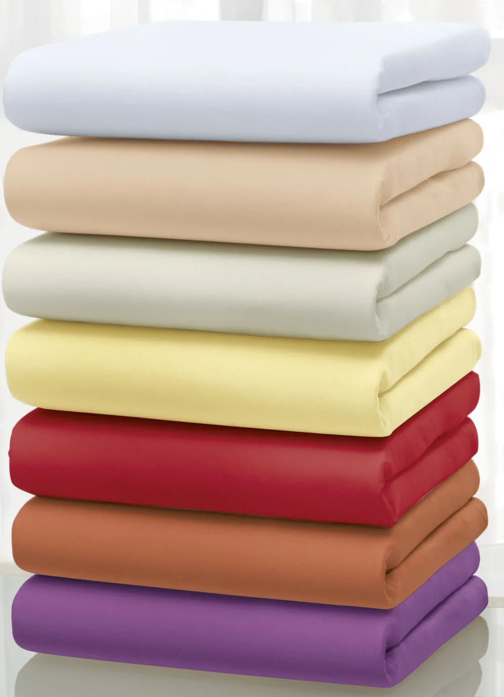 Spannbetttücher aus hochwertiger Microfaser-Qualität