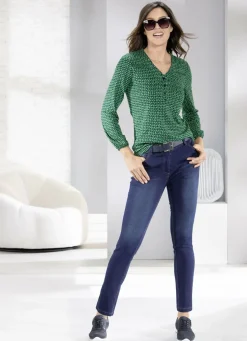 Sportives Shirt mit Biesenzier