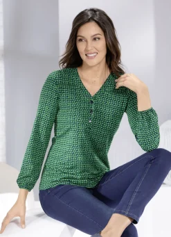 Sportives Shirt mit Biesenzier